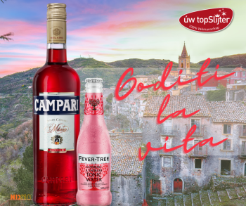 Campari Bitter - Fever Tree Tonic - mixtip - uw topSlijter